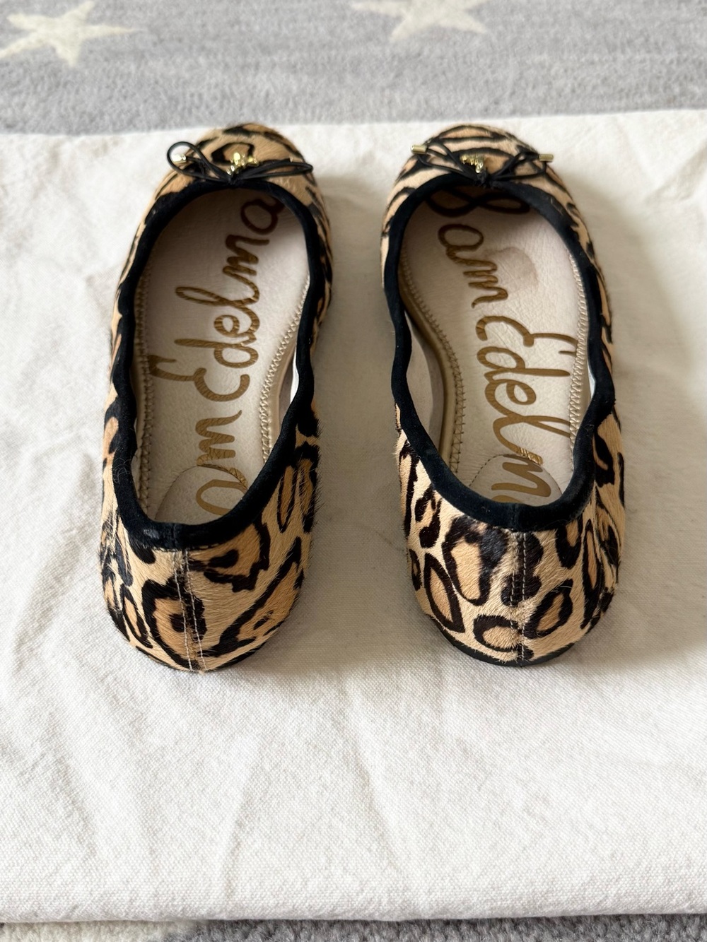 SAM EDELMAN Felicia Calf Hair Ballet Flats
in New Tan Leopard Size 10 - Picture 5 of 9